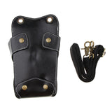 Max PU Leather Barber Scissors Shears Combs Clips Tools Holder Pouch Waist Bag Black