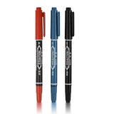 3 Pcs Double Ended Marker Pen Professional Marker Anti-clog Tattoo Pencil