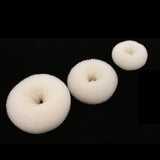 Max 3 Size Hair Donut Hair Bun Makers Rings Mesh Chignon Ballet Bun Hairdonut beige