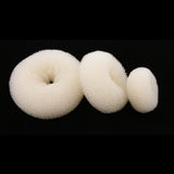 Max 3 Size Hair Donut Hair Bun Makers Rings Mesh Chignon Ballet Bun Hairdonut beige