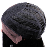 Max Women Synthetic Straight Middle Part Wig Full Head Lace Front Hairpieces 14"