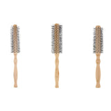 Maxbell Wooden Lotus Round Hair Care Brush Wavy Curling Detangling Comb Hairbrush M - Aladdin Shoppers
