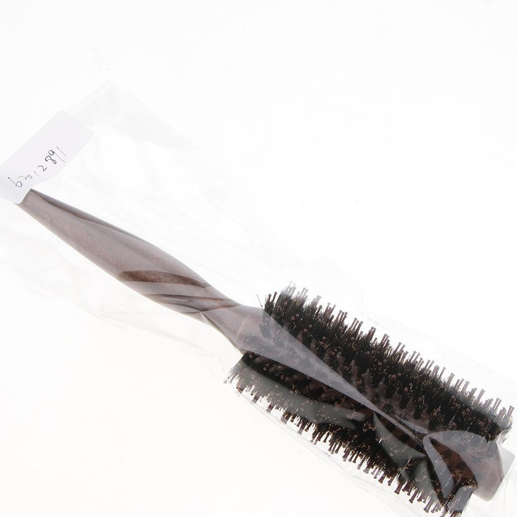 Maxbell Salon Bristle Wavy Hair Round Brush Barrel Hair Styling Comb Hairbrush 14 Row - Aladdin Shoppers
