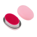 Max Foundation Makeup Brush Egg Shape Powder Blush Blending Beauty Facial Tool Pink