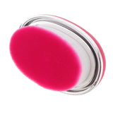 Max Foundation Makeup Brush Egg Shape Powder Blush Blending Beauty Facial Tool Rose Red