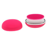 Max Foundation Makeup Brush Egg Shape Powder Blush Blending Beauty Facial Tool Rose Red