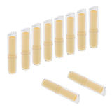 10Pcs Empty Lipstick Tube Lip Balm Container DIY Cosmetic Makeup Tools Yellow