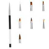 Max Professional Nail Art Brush UV Gel Polish Drawing Liner Painting Design Pen 8#