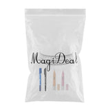 Max Eyebrow Tattoo Marker Pen Magic Eraser Permanent Makeup Ruler Caliper Kit 3#