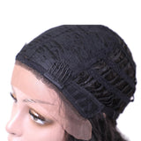 Max Long Synthetic Wig Middle Part Curly Wave Front Lace Wig Hairpieces Heat OK