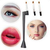 Max 3 in 1 Makeup Eye Brush Kit Eyebrow Shadow Lip Concealer Cosmetic Brush Tool