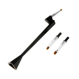 Max 3 in 1 Makeup Eye Brush Kit Eyebrow Shadow Lip Concealer Cosmetic Brush Tool