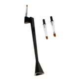 Max 3 in 1 Makeup Eye Brush Kit Eyebrow Shadow Lip Concealer Cosmetic Brush Tool