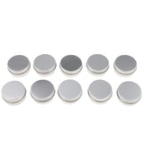 Max 10pcs Aluminium Lip Balm Tin Pots Cosmetic Cream Jars Bottle Container A-10ML-3.5 x 1.8cm