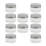 10pcs Empty Cosmetic Pots Lip Balm Container Jar Aluminum Cap Tins 30ml