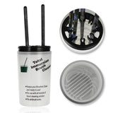 Max Nail Art Tips Empty Dispenser Bottle  Brush Holder Pen Polish Remover Cup