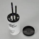 Max Nail Art Tips Empty Dispenser Bottle  Brush Holder Pen Polish Remover Cup