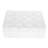 Max 20g 12 Slots Storage Box Case Organizer Carfts Jewelry Container Clear