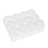 Max 20g 12 Slots Storage Box Case Organizer Carfts Jewelry Container Clear