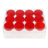 Max 20g 12 Slots Storage Box Case Organizer Carfts Jewelry Container Red