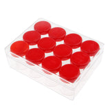 Max 20g 12 Slots Storage Box Case Organizer Carfts Jewelry Container Red