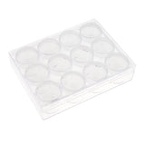 Max 15g 12 Slots Storage Box Case Organizer Carfts Jewelry Container Clear