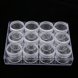 Max 15g 12 Slots Storage Box Case Organizer Carfts Jewelry Container Clear