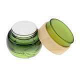 Max Empty Glass Makeup Container Face Cream Jars Pump Bottle Case for Travel 50ml