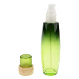 Max Empty Glass Makeup Container Face Cream Jars Pump Bottle Case for Travel 100ml