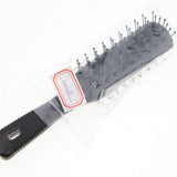 Max 2 Side Vented 9 Row Styling Hairbrush Detangler Comb for Wet Dry Long Hair Black