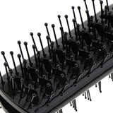 Max 2 Side Vented 9 Row Styling Hairbrush Detangler Comb for Wet Dry Long Hair Black