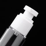 Max 2x Sterile Airless Pump Bottle Refillable Toner/Lotion/Serum Container 50ml