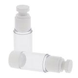 Max 2x Sterile Airless Pump Bottle Refillable Toner/Lotion/Serum Container 30ml