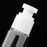 Max 2x Sterile Airless Pump Bottle Refillable Toner/Lotion/Serum Container 30ml