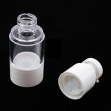 Max 2x Sterile Airless Pump Bottle Refillable Toner/Lotion/Serum Container 15ml