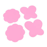 4x Silicone Paint Palette Mat Blossom Foldable Washable Nail Art Pad Pink