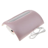 Max 15W Nail Dust Suction Collector Cleanser UV Nail Dryer Machine With 3 Fans Silver