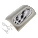 Max 15W Nail Dust Suction Collector Cleanser UV Nail Dryer Machine With 3 Fans Gray
