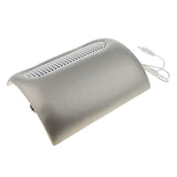 Max 15W Nail Dust Suction Collector Cleanser UV Nail Dryer Machine With 3 Fans Gray