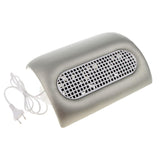 Max 15W Nail Dust Suction Collector Cleanser UV Nail Dryer Machine With 3 Fans Gray