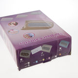 Max 15W Nail Dust Suction Collector Cleanser UV Nail Dryer Machine With 3 Fans Gray