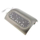 Max 15W Nail Dust Suction Collector Cleanser UV Nail Dryer Machine With 3 Fans Gray