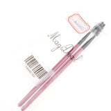 Max 2PCS Reusable Nylon Mascara Wands Makeup Eyelash Extension Brush Wood Handle Rose Red