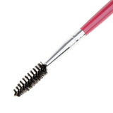 Max Nylon Mascara Wands Wood Handle Makeup Eyelash Extension Brush Silver,Rose