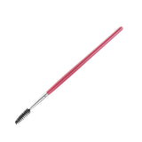 Max Nylon Mascara Wands Wood Handle Makeup Eyelash Extension Brush Silver,Rose