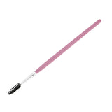 Max Nylon Mascara Wands Wood Handle Makeup Eyelash Extension Brush Silver,Pink