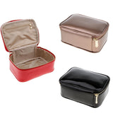 Max PU Travel Cosmetic Storage Makeup Bag Toiletry Wash Organizer Pouch Red