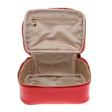 Max PU Travel Cosmetic Storage Makeup Bag Toiletry Wash Organizer Pouch Red