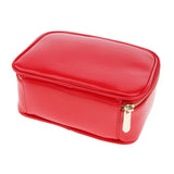 Max PU Travel Cosmetic Storage Makeup Bag Toiletry Wash Organizer Pouch Red