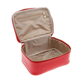 Max PU Travel Cosmetic Storage Makeup Bag Toiletry Wash Organizer Pouch Red